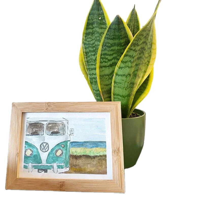 Wholesale New Design Bamboo Wooden Photo Frame Art Picture Frame