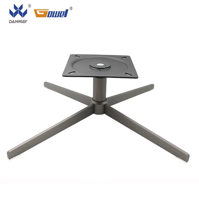 Wholesale office building movable 4 star revolving workshop swivel round chair base for recliner plate