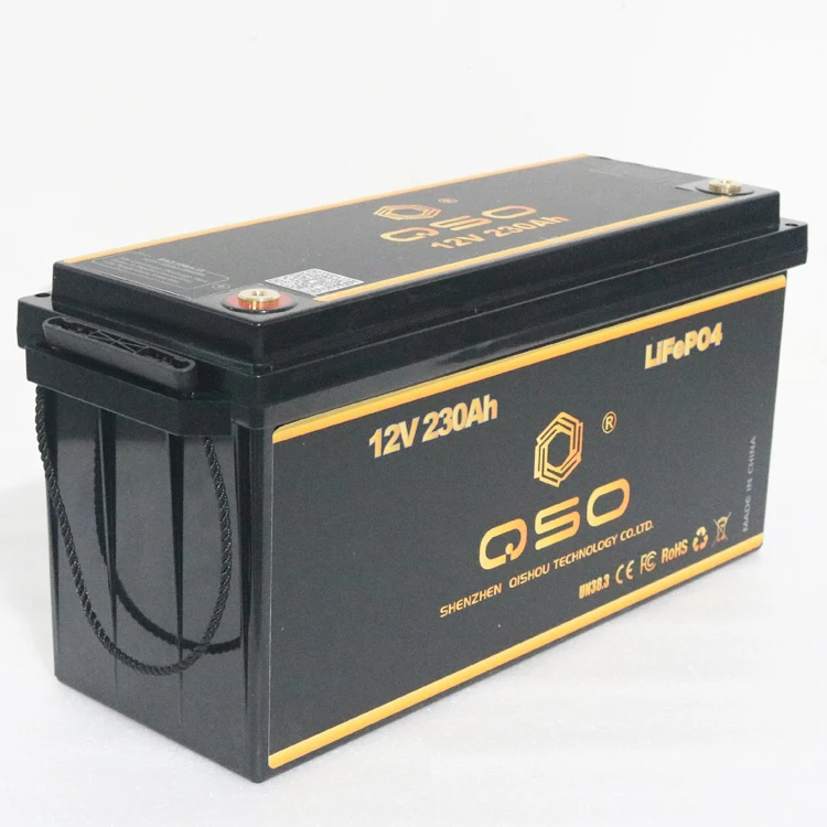 QSO Lifepo4 12V 200Ah 100Ah 300Ah 400Ah 460Ah 100 300 200 400 500 Ah 24 12 Volt V 24V 12V Lithium Batteries For Solar System 12V