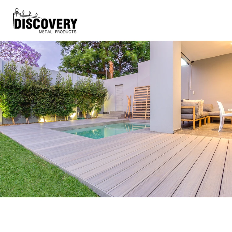 easy installation wood plastic composite outdoor decking board decking wpc floor deck