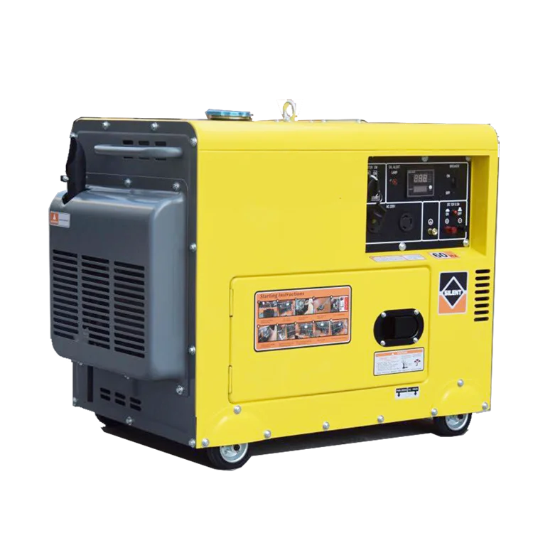 single or 3phase 6kw  for  welding generator  50HZ 60HZ 3000/3600rpm electric slient portable diesel  generators