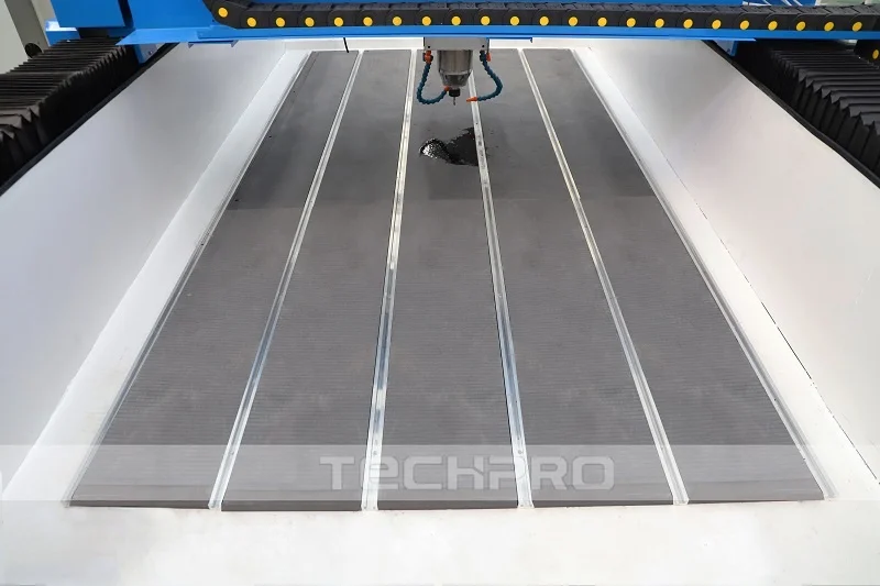 Techpro 4 Axis Stone CNC Router Engraving Machine with Automatic Tools Changer Price For Stone Granite