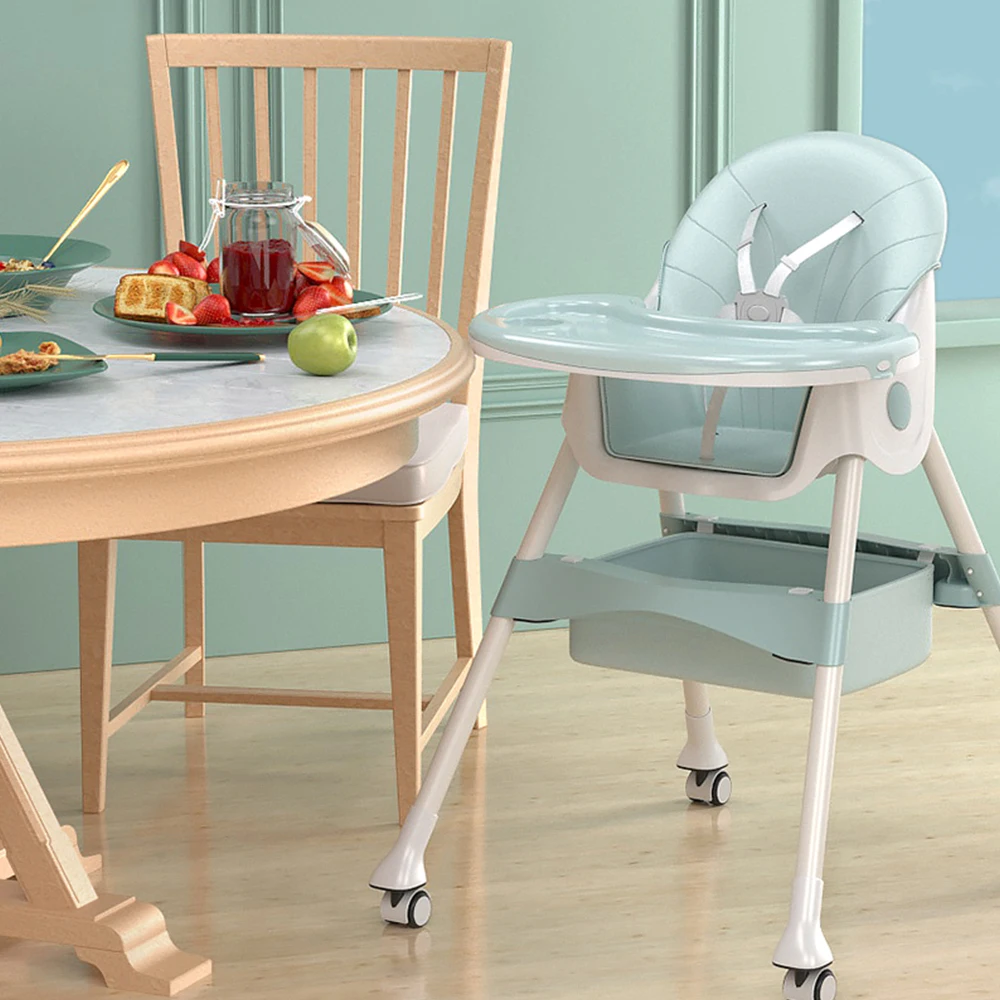 Portable feeding chair plastic child dining chair outdoor baby chair