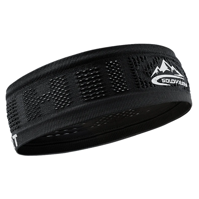 GOLOVEJOY XMZ249 Adjustable Athletic Head Wraps Cotton Women/men Headband Fitness Elastic Hair Band Sport Headband