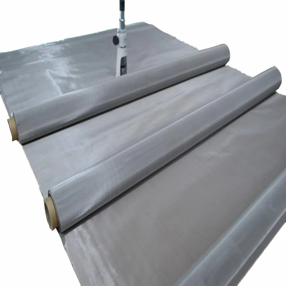 40 60 200 400 Wire Mesh Pure Nickel Woven Gauze For Marine And Chemical Industries