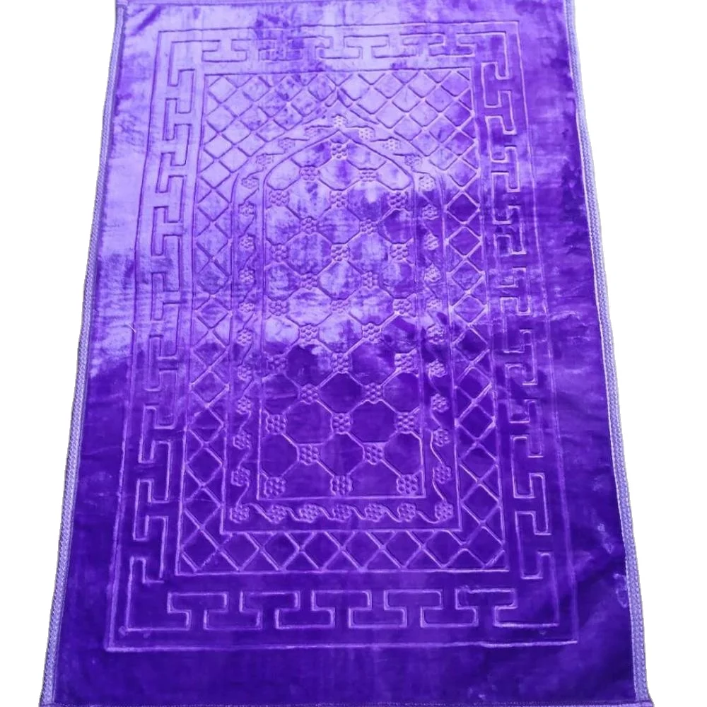 Лидер продаж, Исламские мусульманские молитвенные коврики, Молитвенный ковер с индивидуальным логотипом, тюки-компрессы, плюшевые 100%, полиэстер, гостинная