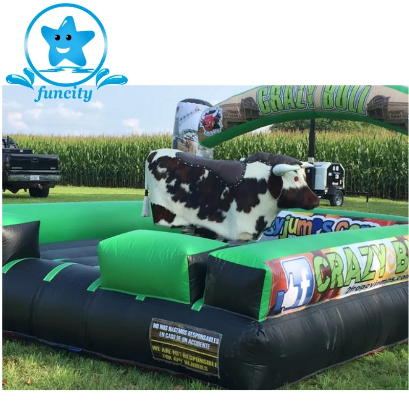 Wholesale Party Rental Equipment Outdoor Sport Game Bull Riding Mechanical Bull Inflatable