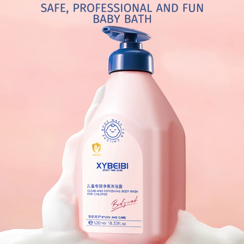 Gentle Body Care Moisturizing Lotion  Refreshing Natural Lightening Organic 2 In1  Shower Gel Soap for Children Baby Kids