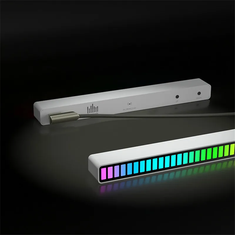 Mini voice control light voice control pickup rhythm light creative color music environment light
