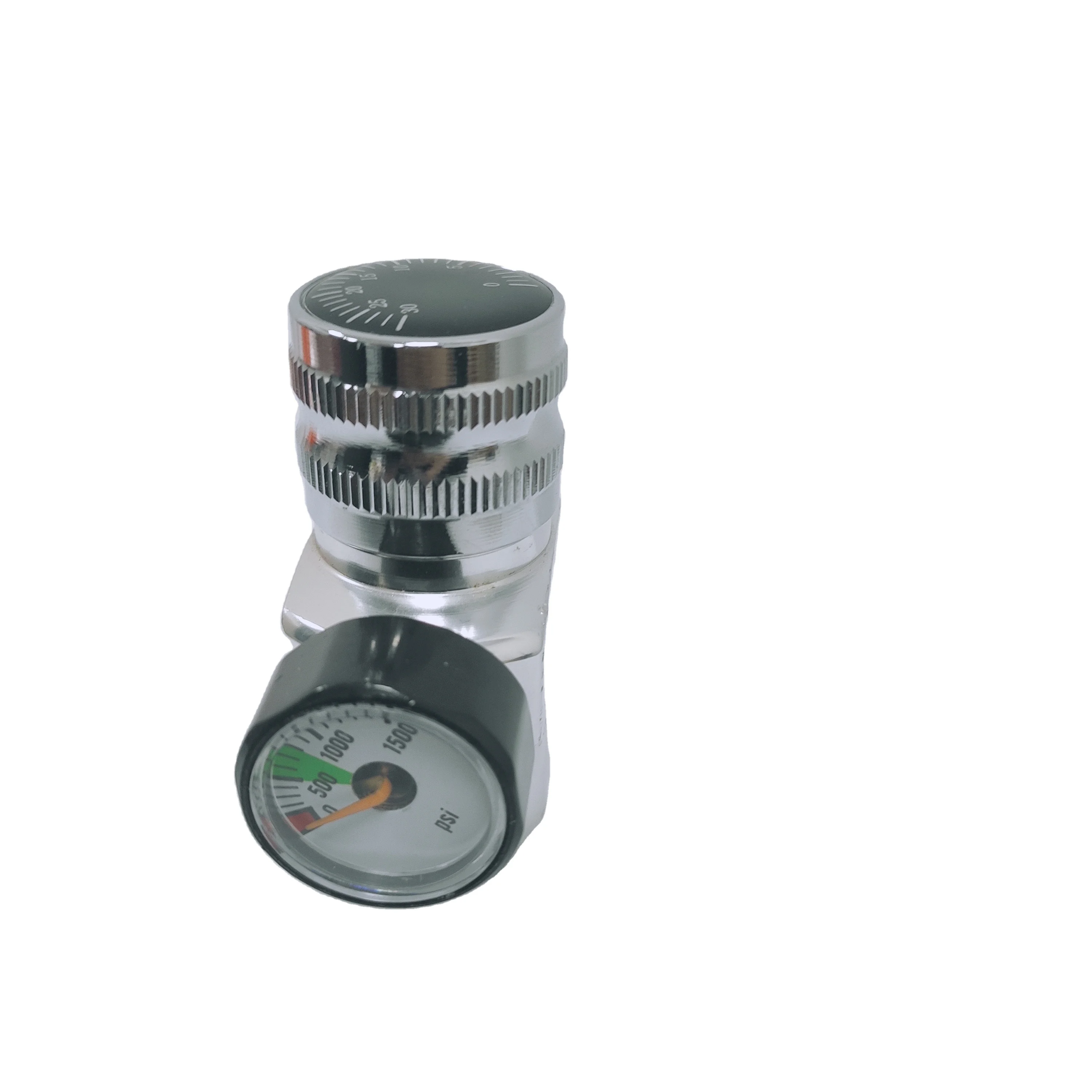 SMACO OEM Carbon dioxide pressure reducing valve with 1500 Psi pressure gauge