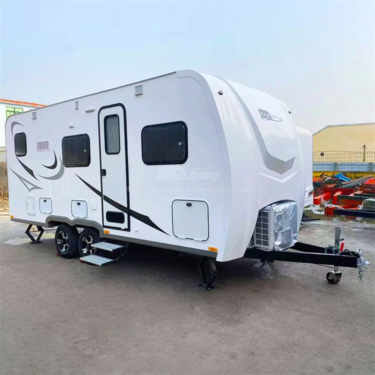 Cheap New Mobile House  On Wheels Van Travel Caravan Outdoor Camping Caravan