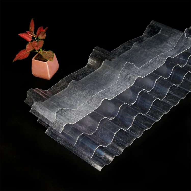 FRP Corrugated Plastic Roofing Sheet, Fiberglass FRP Transparent Roof Panel, Translucent Fiberglass Sheet