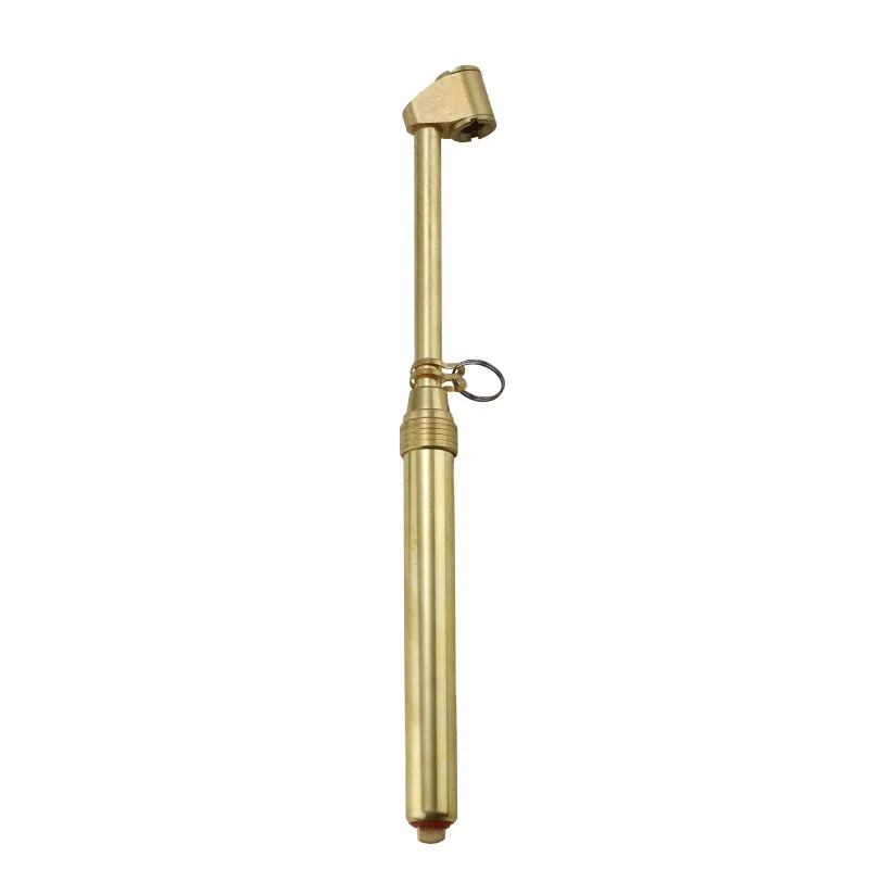 Metal head body air pencil type tire pressure pen gauge for car