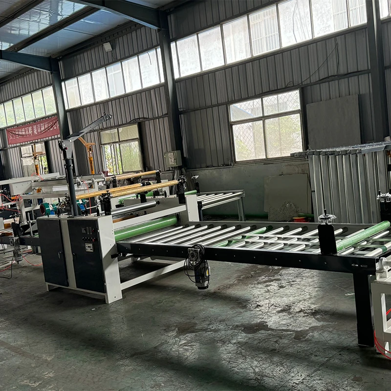 High Speed Laminating Automatic Wood Furniture paper sticking machine