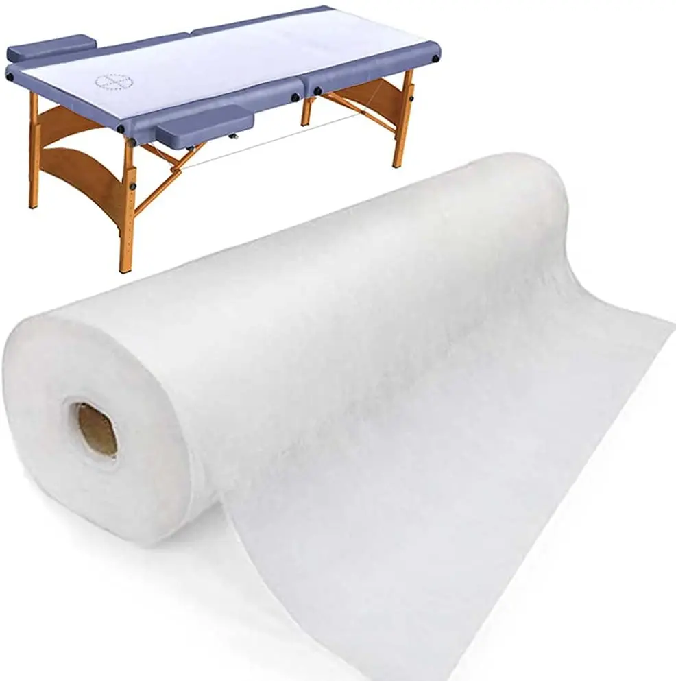 medical disposable massage table spa prepackaged disposable padded nonwoven bed sheets in roll for hospital