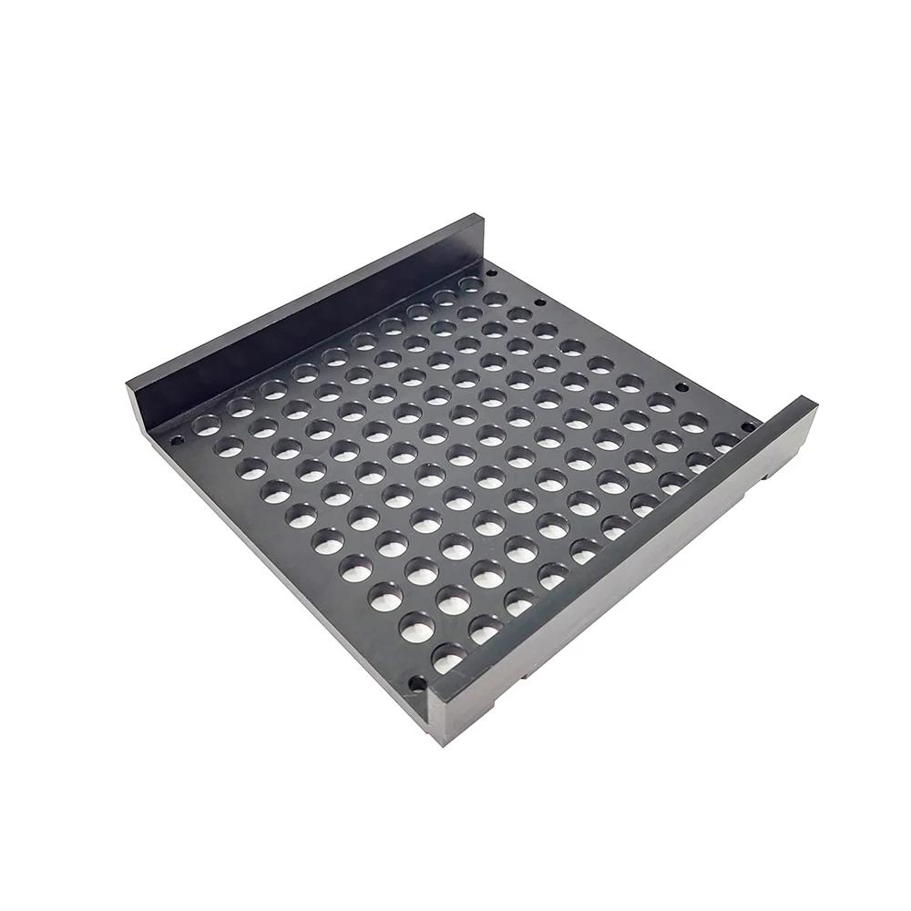 High Precision Aluminum CNC Machining Service Milling Parts Drill Spare Parts With Golden Paint Spraying