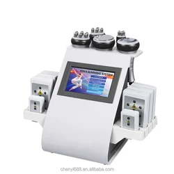 Factory Price Cavitation Machine Ultrasound 6 in 1 Rf lipolaser 40k cavitation slimming machine