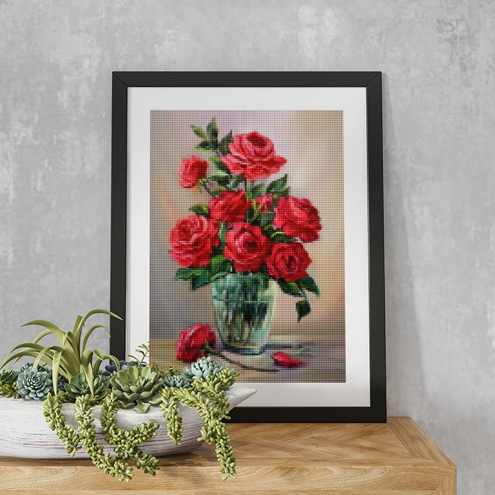 Wholesale Customized Diamond Drill Painting Colorful Flower Sunflower 5D Diy painting Adults Kids