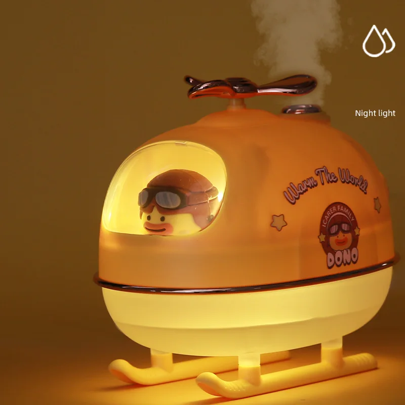 300ml Cute Plane Style Small Air Humidifier Aroma Diffuser Portable Mist Humidifier Purifier for Home Office