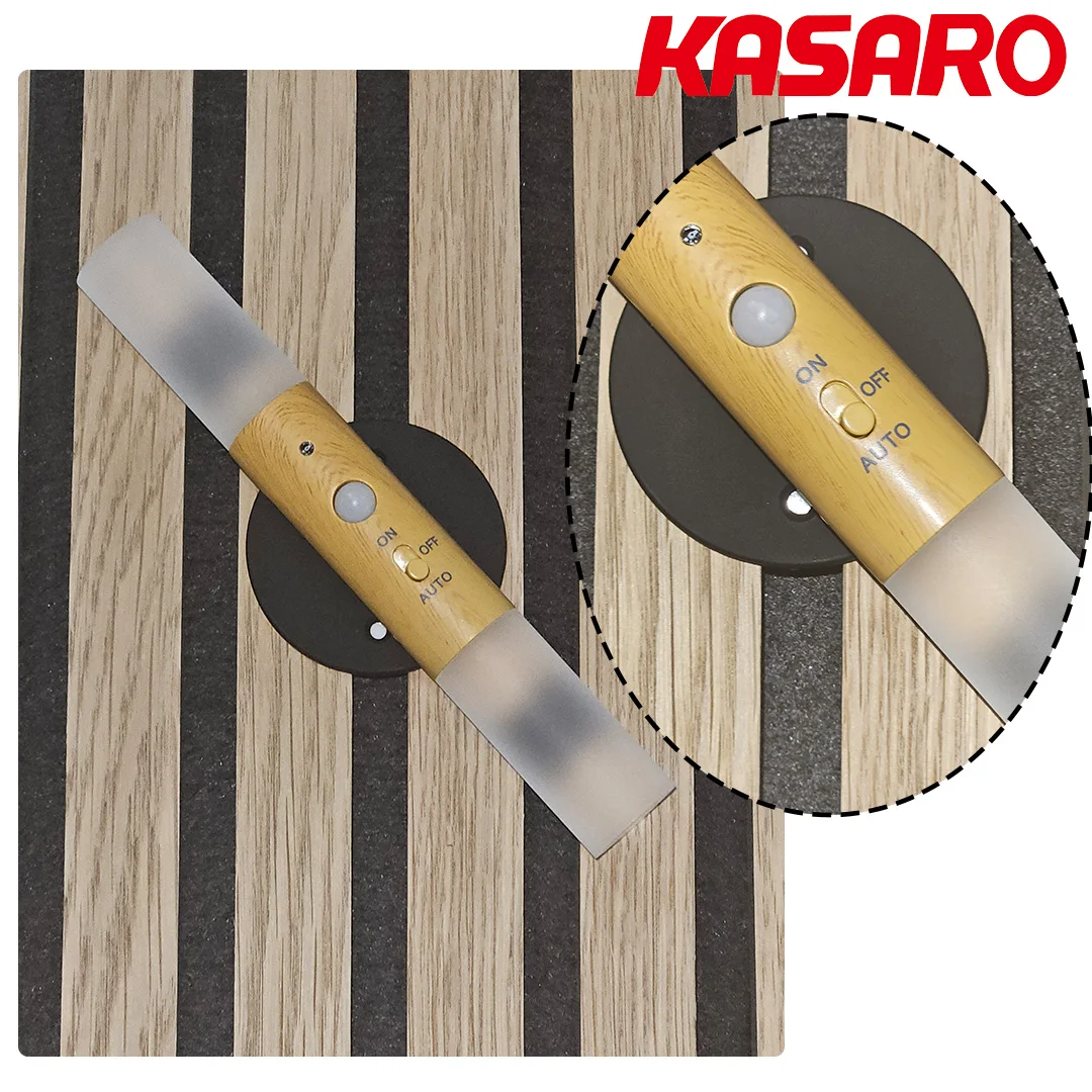 KASARO Mini Portable LED Wall Night Lamp with Rechargeable Induction Sensor Human Detection LED Sconce Lights