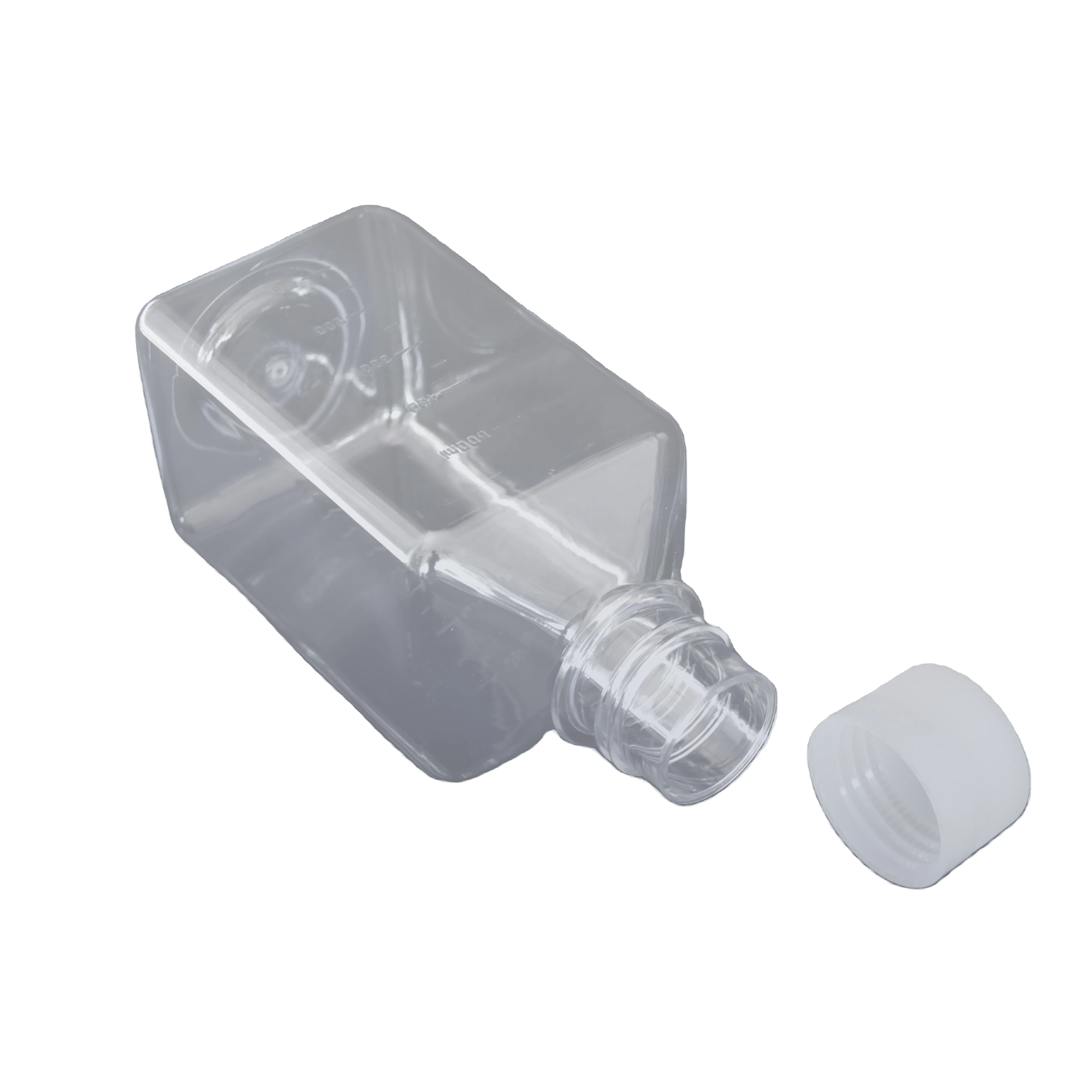 sterile petg media bottle PET square bottle 500ml