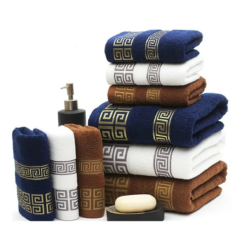 Amazon Hot Sale Super Dry Custom Cheap High Water Absorption Cotton Bath Promotional Hotel Towel Set