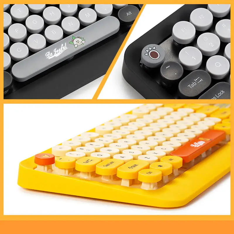 SUNDI OEM Lovely custom Professional Ergonomic Keyboard mouse combos 2.4G wireless 104 Keyboard and mouse for office