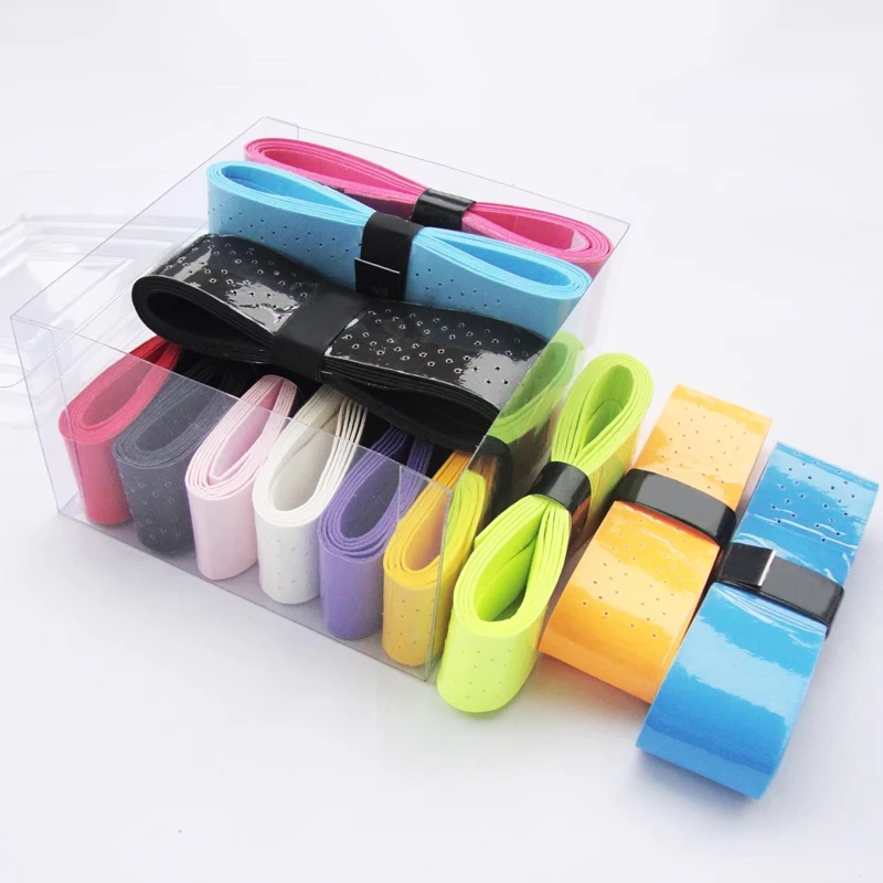 Factory custom Racket Grip accessories Anti Slip Perforated High-quality Racket Tennis grip Badminton pickleball  Overgrip Tape