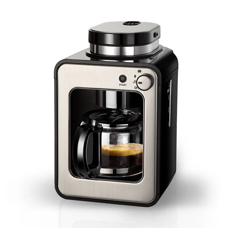hot sale Powder Coffee Machine Automatic electric Drip Coffee Maker with grinder