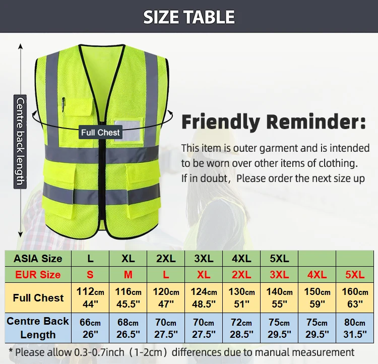 3m Tape Security Jacket for Men Safty Industrial Safety Reflective Molle Luminous Clothing Orange High Quality Reflective Vest