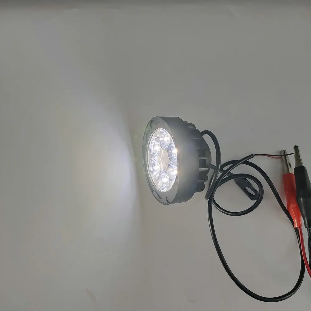 Motorcycle Led Super Bright Rearview Mirror Headlamp 12v80v Lamp Electric Car Led Reflector Headlamp