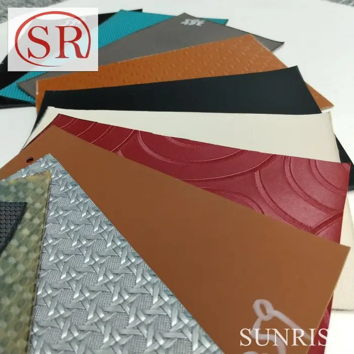 Large big weave design rexine PVC faux leather rolls for sofa and cars seat