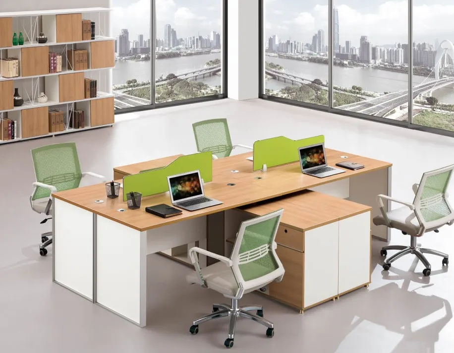 Modern design cubicle office workstation desk office furniture 1 person/4 person workstation with storage