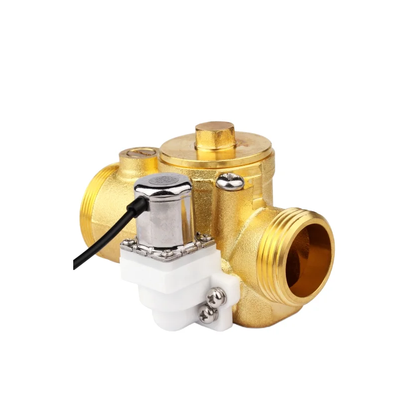 GL DC 12V 24V G1 Infrared Brass Solenoid Valve High Quality Auto Flush Valves for Water Control OEM Customizable