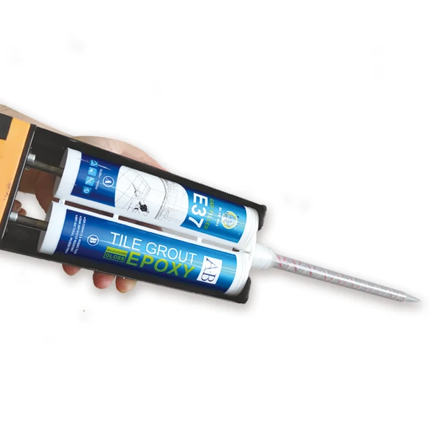 Non-shrink Colorful Waterproof Epoxy Grout Caulking Gun AB Epoxy Tile Grout for Tile