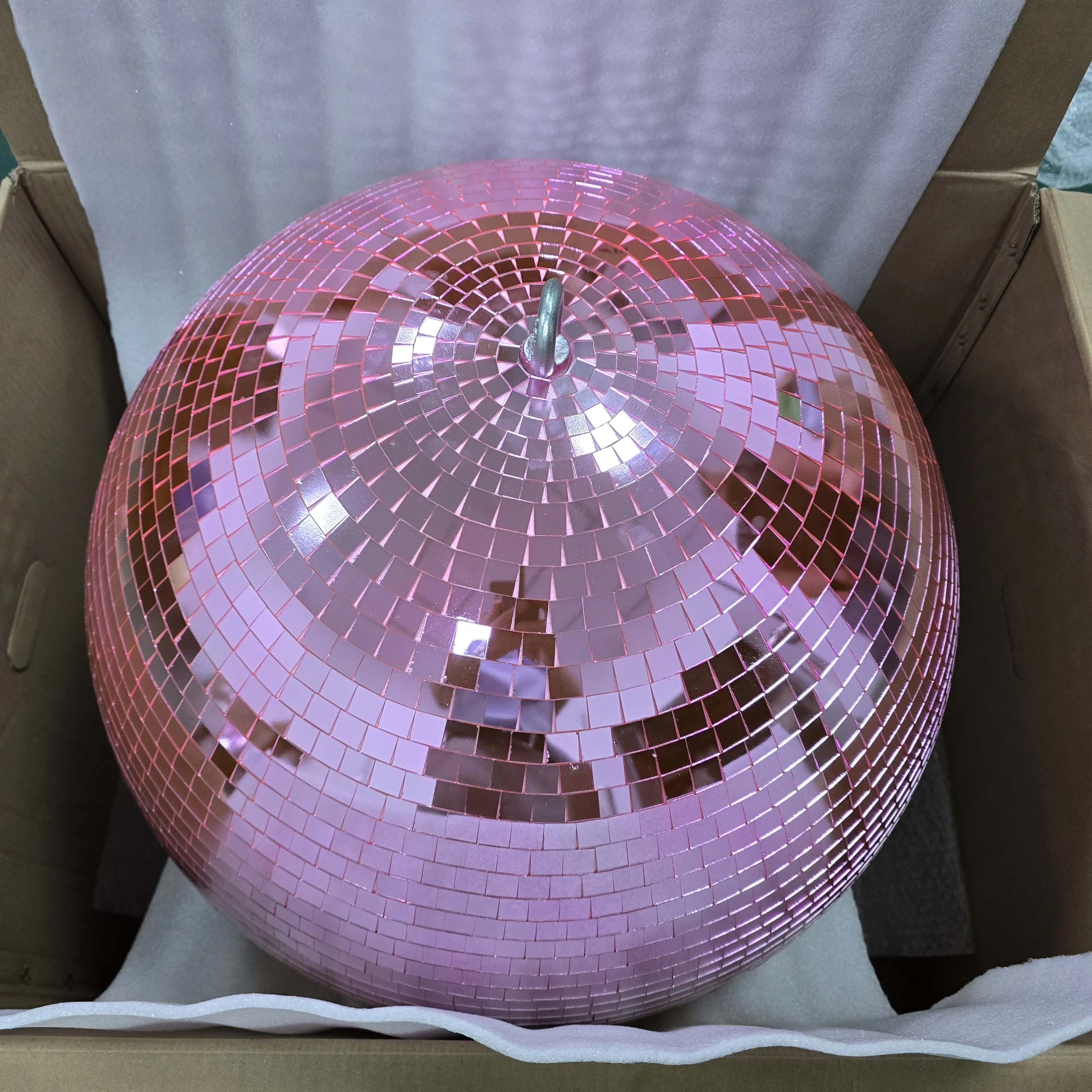 Hololai Large size plastic ball Polydragon bead adhesive disco lens300mm500mm 60cm gradient festival stage decoration pendant