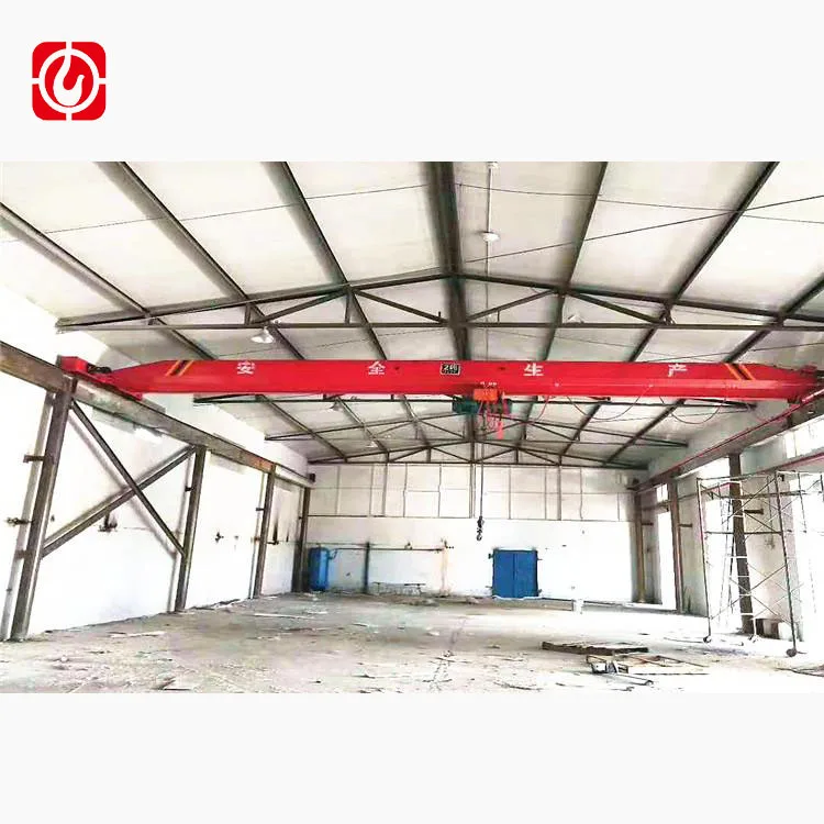 Good Quality 5ton 3ton Lifting Hoist  Single Girder 15m 30m Span Overhead Crane with Pendant Control