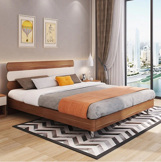 Hotel Bed Room Production Elegant Sets Bedroom Furniture Modern Stylish Customized Wood Packing Color Design Weight Material GUA