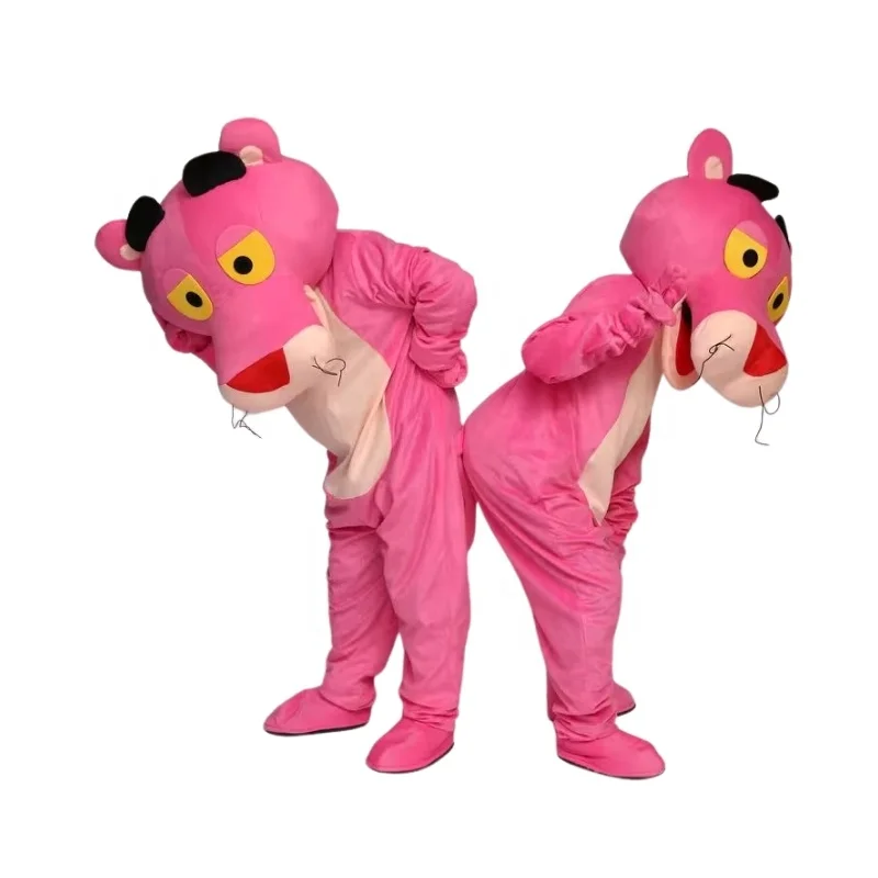 Pink Panther  leopard mascot costume foam halloween cosplay party carnival adult dress kid birthday advertising dancing wedding