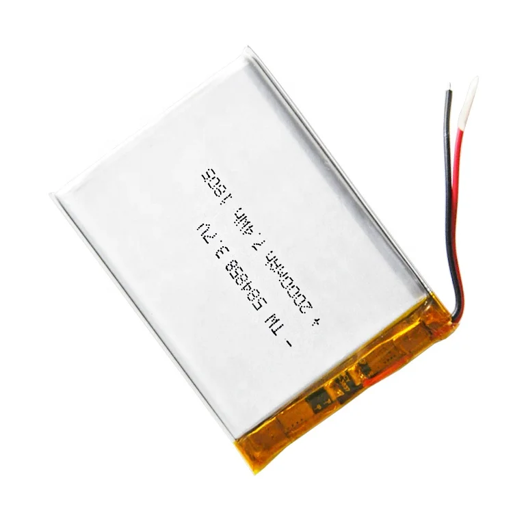 Free Sample OEM TW584858 rechargeable 3.7V 1950mAh battery with kc certification