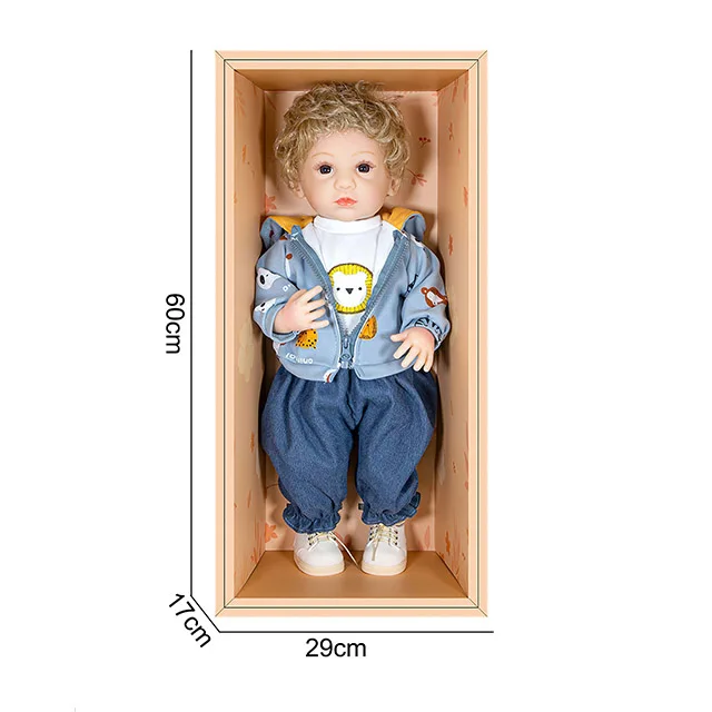 22 Inch Realistic Reborn Dolls Toy High Quality Simulation Baby Toy