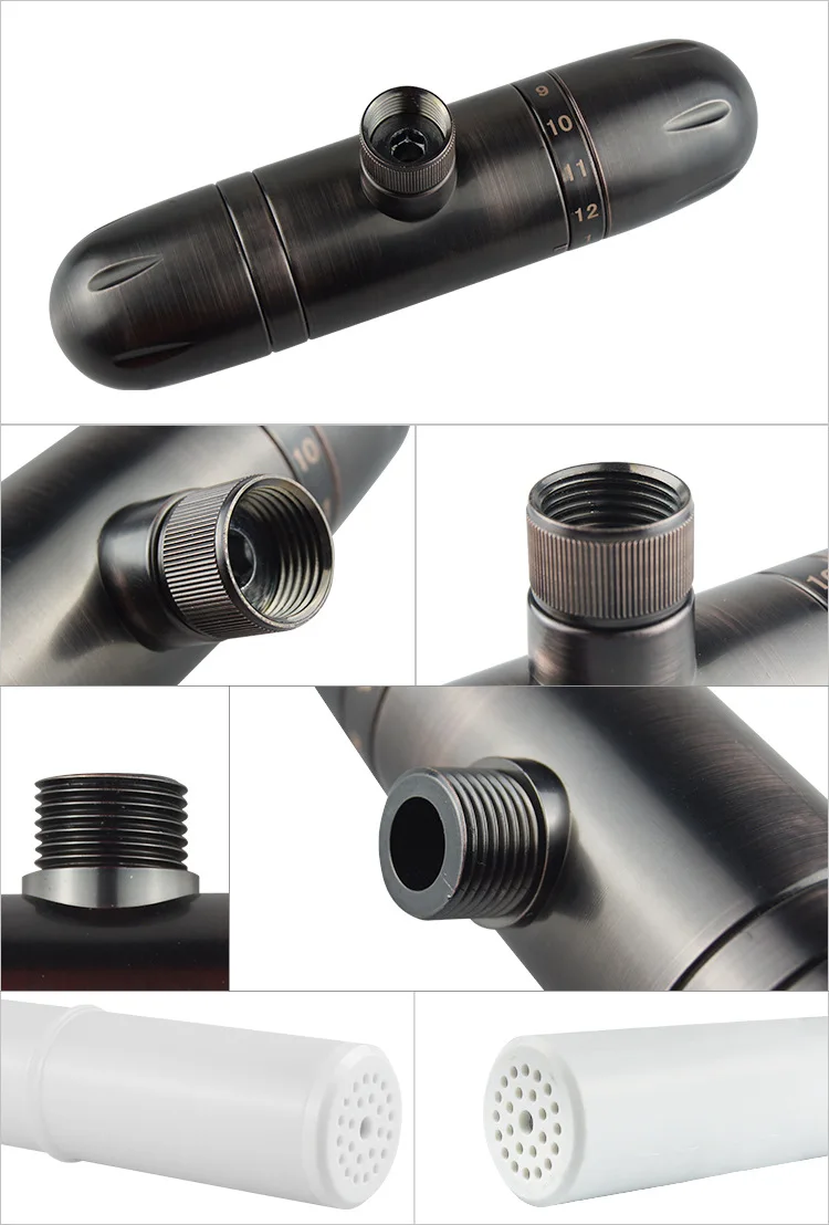 Unique Design Bronze-Colored Shower Water Filter Water Filter System For Bathroom