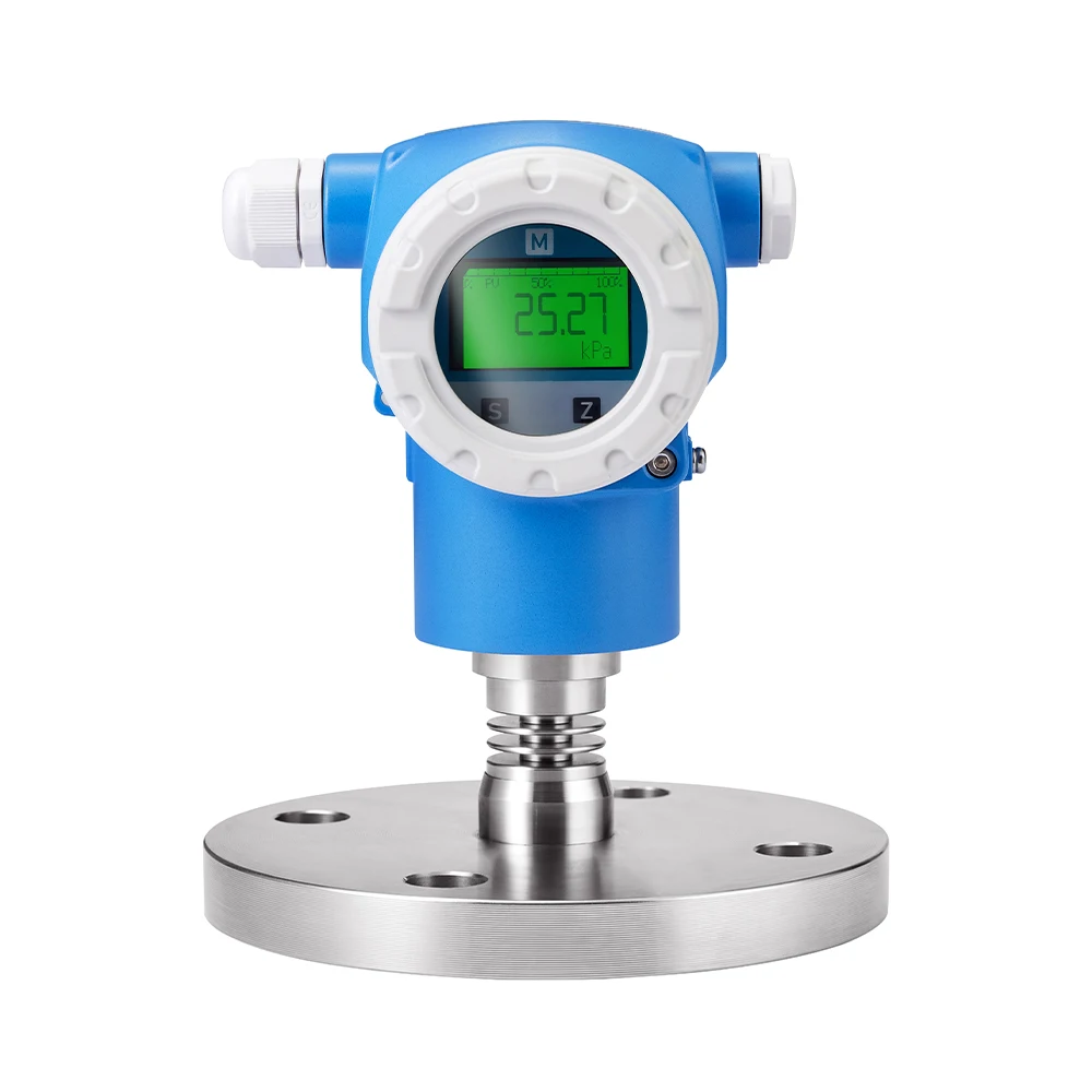 temp humidity strain gauge pressure sensor differential pressure transmitter with diaphragm seal