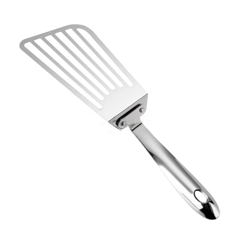 Stainless steel cooking spatula Fried fish and fried steak drain spatula 304 stainless steel multipurpose spatula