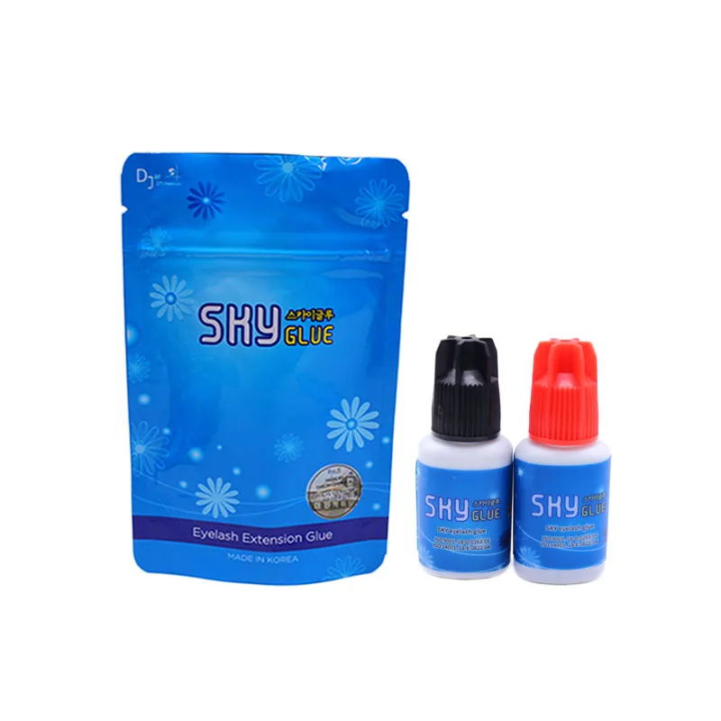 Hot Sale Original Korea Private Label Sky S+ Eyelash Extensions Glue Fastest Dry Stongest Sky Eyelash Glue With Private Label