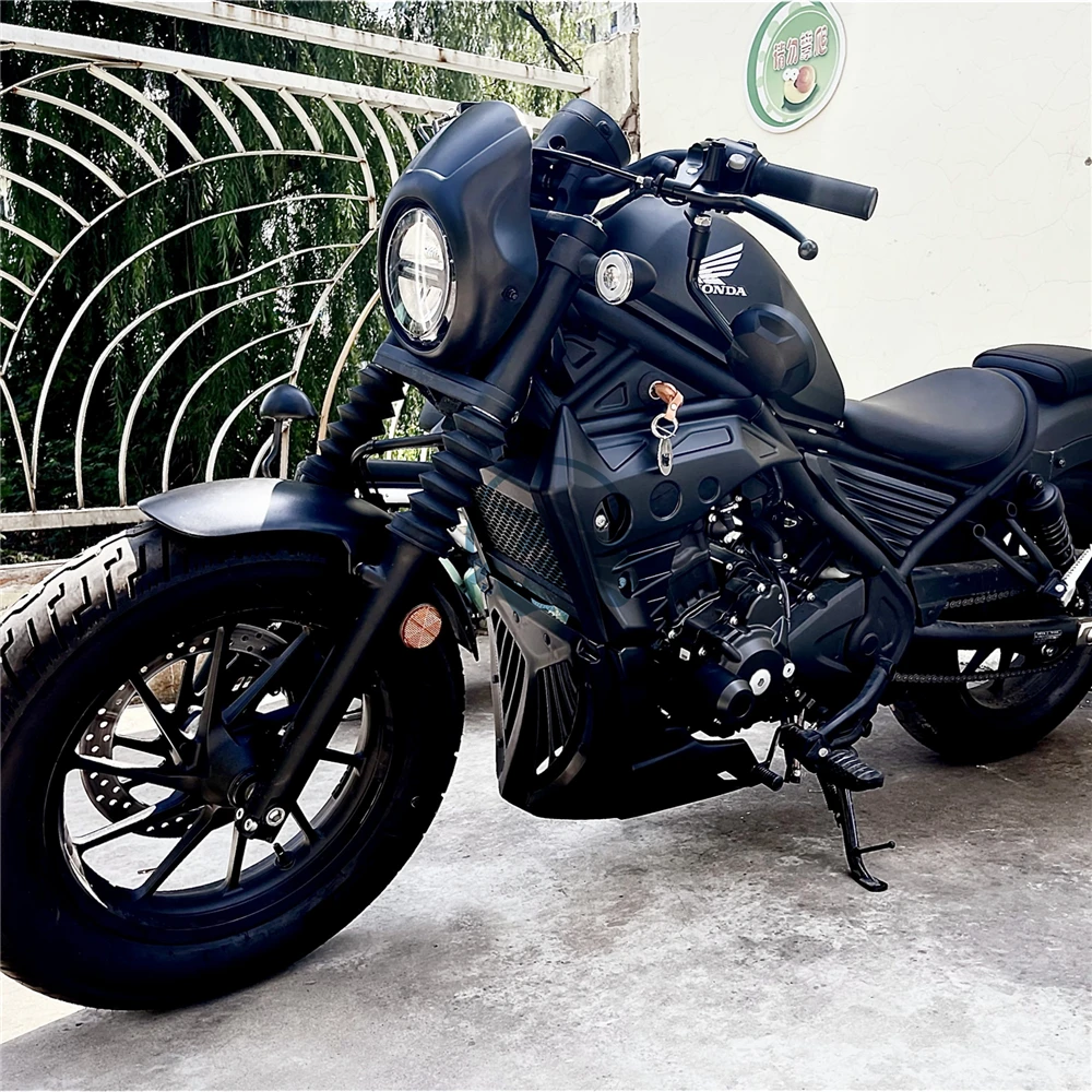 Передняя Нижняя панель радиатора обтекатель для подбородка спойлер Honda Rebel CMX 300 500 CMX300 CMX500 2017 индивидуальные запчасти