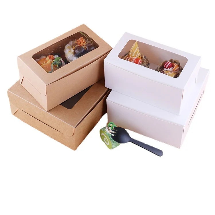 Wholesale high quality custom kraft paper chocolate boxs food packaging food grade with paper lid for food