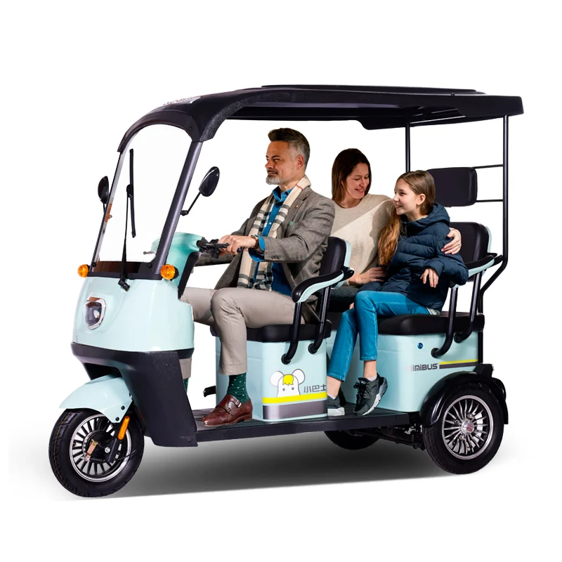 800W/1000W/1200W/1500W Open Top Electric Tricycle for Adults Comfortable Pedal Assisted Commute for Leisure
