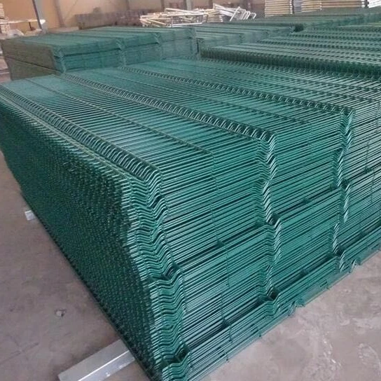 Зеленая сварная проволочная сетка, 3D Складная сварная проволочная сетка, Изогнутая сетка