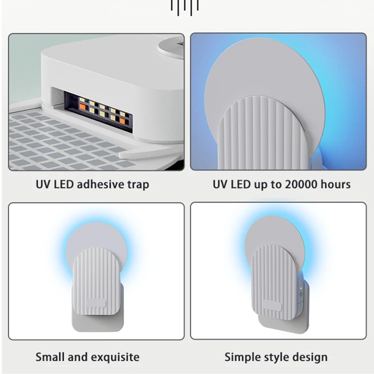 Long Life Customize CCT Dimmable Home Night Light Bug Zapper Insect Trap 2w Pest Control By Glue Board